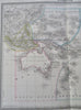 Australia New Holland Oceania Pacific Islands c. 1842 Tardieu Map Tooley #1240