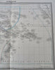 Australia New Holland Oceania Pacific Islands c. 1842 Tardieu Map Tooley #1240