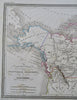 North America Alaska Canada British Columbia Manitoba Ontario 1846 Thierry map