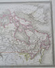 North America Alaska Canada British Columbia Manitoba Ontario 1846 Thierry map