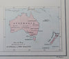 New Zealand North & South Islands Wellington Auckland 1879 A & C Black map