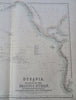 Oceania Australia Hooked Lake Torrens myth c. 1860 Fullarton Johnson map