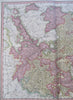 Upper & Lower Rhine Holy Roman Empire Germany Mainz 1799 Cary folio sheet map