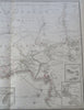 Western Africa Gulf of Guinea Senegal Gambia Dahomey 1853 Detailed German Map