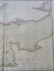 English Channel Northern France Channel Islands Normandy London 1814 Thomson map