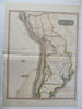 Peru Chile Patagonia La Plata Montevideo Buenos Aires 1816 Thomson large map