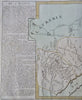 North Africa Egypt Fictional Nile Source Two Lakes Mts. of Moon c. 1780 map