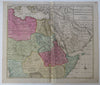 Arabia Mecca Medina East Africa Nile Source 1792 Elwe Delisle Rare folio Map