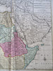 Arabia Mecca Medina East Africa Nile Source 1792 Elwe Delisle Rare folio Map