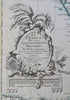 Southern France Gulf Lyon Provence Spain c. 1760 Rizzi Zannoni decorative map