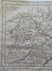 Manchuria Tartary Qing China Black Mouth Island 1749 de Hondt Bellin map