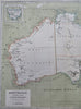 Australia New South Wales Queensland West Australia 1872 Kuijper detailed map