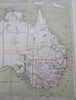 Australia New South Wales Queensland West Australia 1872 Kuijper detailed map