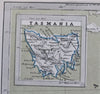 Australia New South Wales Queensland West Australia 1872 Kuijper detailed map