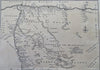 West Africa Sanaga & Falémé Rivers Cameroon Senegal 1745 Kitchin engraved map