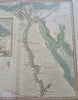 Egypt North Africa Nile Delta Cairo Alexandria 1805 Cary Large Detailed Map