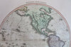 North & South America Exploration Routes Captain Cook 1816 Thomson map