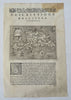 Hispaniola Haiti Dominican Republic Caribbean 1576 Porcacchi miniature map