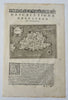 Corsica Mediterranean France Sea Monsters 1576 Porcacchi decorative charming map