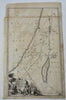 Holy Land Palestine Israel 1714 Roman Miles decorative map Reland Laor #653