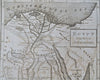 Upper & Lower Egypt Egypt North Africa Nile River Caravans 1807 J. Low map