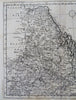 Netherlands Low Countries Pays-Bas Holland Amsterdam 1699 Sanson detailed map