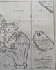 Stralsund Germany Baltic Sea Military Siege 1758 city plan rare periodical map