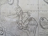 Stralsund Germany Baltic Sea Military Siege 1758 city plan rare periodical map