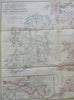 United Kingdom England Wales Ireland Railroads Canals 1846 Hall engraved map