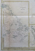 World Map Mercator's Projection Cape Colony Singapore Tasmania 1846 Hall map