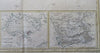 World Map Mercator's Projection Cape Colony Singapore Tasmania 1846 Hall map