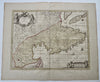 Istria Trieste Italy Croatia Slovenia c. 1700 Schenk & Valk Jansson folio map