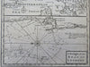 Leghorn Livorno Genoa northern Italy Mediterranean coast 1766 Bowen nautical map