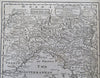 Leghorn Livorno Genoa northern Italy Mediterranean coast 1766 Bowen nautical map