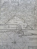 Leghorn Livorno Genoa northern Italy Mediterranean coast 1766 Bowen nautical map