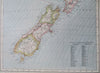 New Zealand Ocean Currents Submarine Telegraph Lines 1883 Lett's map