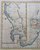 South Africa Madagascar Mozambique Monomotapa Table Bay Good Hope c. 1780 map