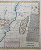 South Africa Madagascar Mozambique Monomotapa Table Bay Good Hope c. 1780 map