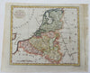 Netherlands United Provinces Holland Luxemburg Flanders Brabant 1790 Conder map