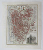 Liverpool & Merseyside England U.K. vignette 1807 decorative city plan map