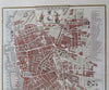 Liverpool & Merseyside England U.K. vignette 1807 decorative city plan map