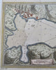 Porto Belo Panama Portuguese Colonial City Plan 1756 Bellin engraved map