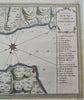 Porto Belo Panama Portuguese Colonial City Plan 1756 Bellin engraved map