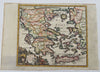 Greek Peninsula Aegean Crete Euboea Macedonia Peloponnesus 1711 decorative map