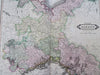 Upper Saxony Prussia Brandenburg Pomerania Silesia c. 1840 Lizars map