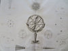 Solar System Armillary Sphere Planetary Orbits 1829 Lapie Astronomy Print