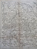 Saxony Holy Roman Empire Germany Bautzen Gorlitz 1761 Gibson detailed map