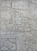 Duchy of Brunswick Holy Roman Empire Germany Hamburg Magdeburg 1761 detailed map