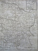 Duchy of Brunswick Holy Roman Empire Germany Hamburg Magdeburg 1761 detailed map