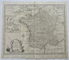 Kingdom of France Paris Orleans Marseilles Rouen 1760 Bowen decorative map